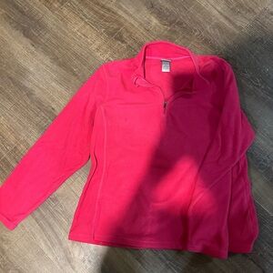 Women's Pink Half-Zip Sweater